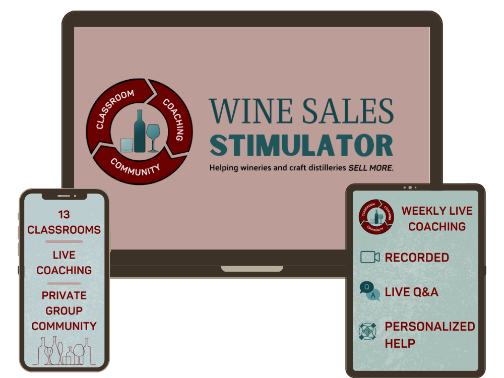 Wine Sales Stimulator Group Coaching Program for Winery and Distillery Owners