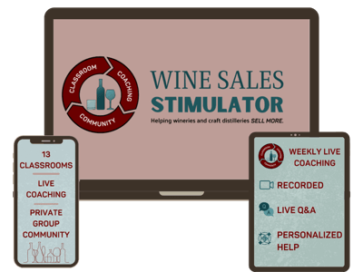 Wine Sales Stimulator Group Coaching Program for Winery and Distillery Owners