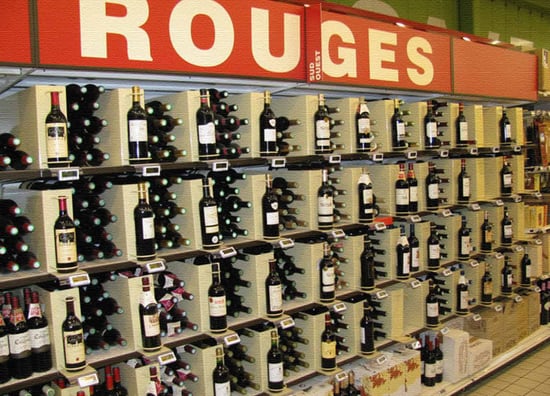 wine-on-shelf-in-french-grocery-store-wine-sales-stimulator